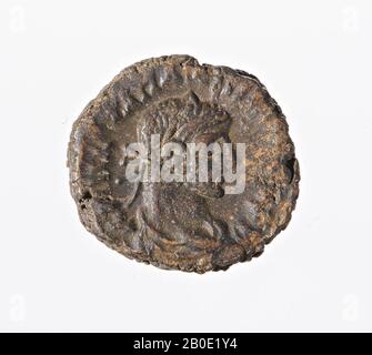 coin, tetradrachm of Maximianus, year 5, Vz: imperial bust r., Drapery, A K MA OUA MAXIMIA [NOS SE Stock Photo