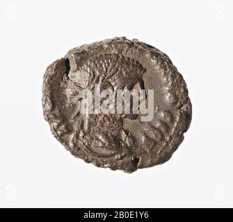 coin, tetradrachm of Maximianus, year 5, Vz: imperial bust r., Drapery, A K M [A OUA MAXIMI Stock Photo