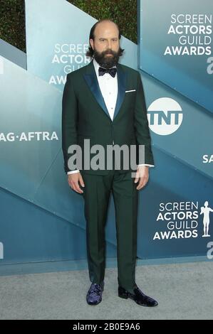 26th Annual SAG Awards Arrivals 2019 held at Shrine Auditorium in Los Angeles California. Featuring: Brett Gelman Where: Los Angeles, California, United States When: 19 Jan 2020 Credit: Adriana M. Barraza/WENN Stock Photo