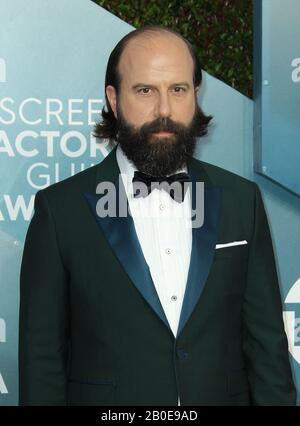 26th Annual SAG Awards Arrivals 2019 held at Shrine Auditorium in Los Angeles California. Featuring: Brett Gelman Where: Los Angeles, California, United States When: 19 Jan 2020 Credit: Adriana M. Barraza/WENN Stock Photo