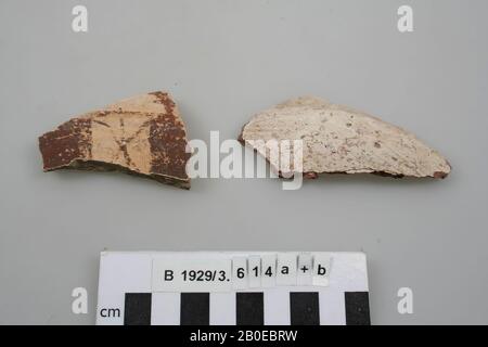 shard, earthenware, br: 5 cm, Israel Stock Photo