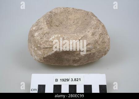 stone, rubble stone, stone, h: 7 cm, diam: 13 cm, Israel Stock Photo