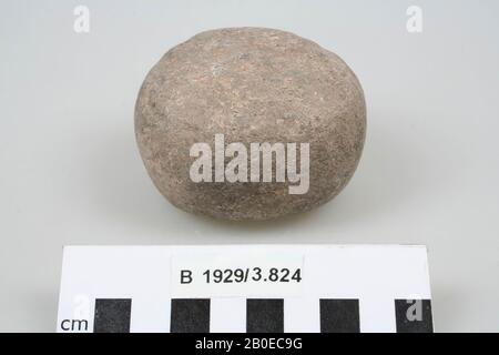 stone, rubble stone, stone, h: 4 cm, diam: 6 cm, Israel Stock Photo
