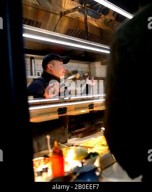 London, England, UK. Camden Lock Market - Chinese food stall Stock Photo