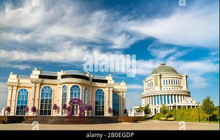 House of receptions of the Government of the Chechen Republic in Grozny, Russia Stock Photo