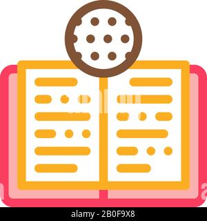 Golf Rules Book Icon Vector Outline Illustration Stock Vector