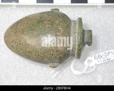 heart vase, amulet, object, stone, 4,8 cm, Egypt Stock Photo