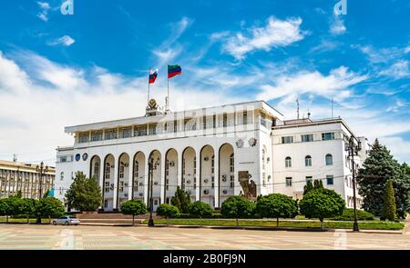 The Government Building of Dagestan in Makhachkala, Russia Stock Photo