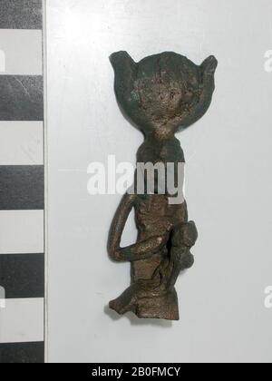 Egypt, bronze, goddess, bronze, length, 6 cm, Late Period,?, Egypt Stock Photo