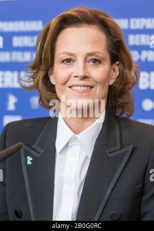 Sigourney Weaver attends photocall and press conference of 'My Salinger Year' during the 70th Berlinale International Film Festival at Berlinalepalast in Berlin, Germany, on 20 February 2020. | usage worldwide Stock Photo