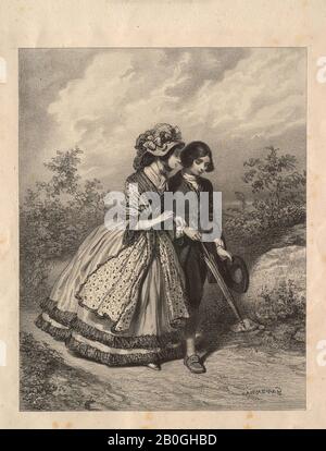 Rousseau Et Madame De Larnage Stock Photo - Alamy