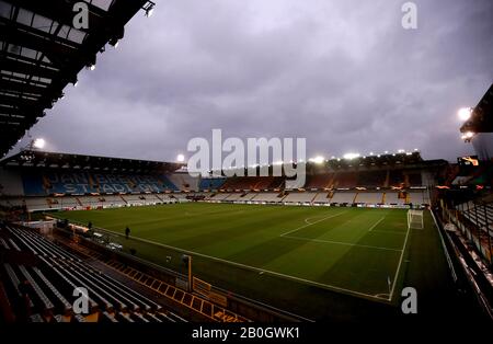 A general view of the stadium ahead of the UEFA Europa League round of 32 first leg match at the Jan Breydel Stadium, Bruges. Stock Photo