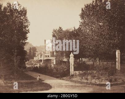 Tirage Original Charles Marville – Bois De Boulogne, C.1856 – 27,5x35,5 Cm
