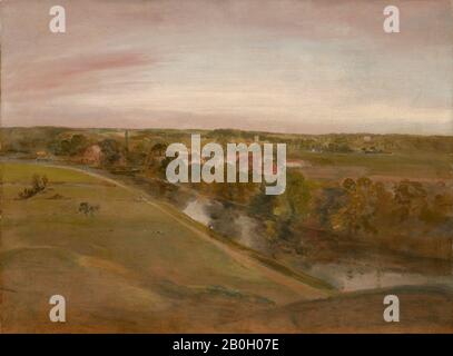 John Constable Stratford Saint Mary From The Coombs Landscape Painting Circa 1800 Stock Photo Alamy