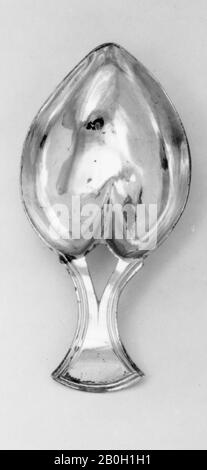 Joseph Willmore, British, active from 1805, Caddy Spoon, 1807/8, Silver, Overall: 2 7/8 in. (7.3 cm Stock Photo