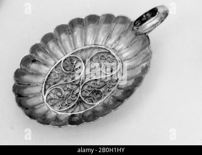 Joseph Willmore, British, active from 1805, Caddy Spoon, 1807/8, Silver, Overall: 2 1/8 in. (5.4 cm Stock Photo
