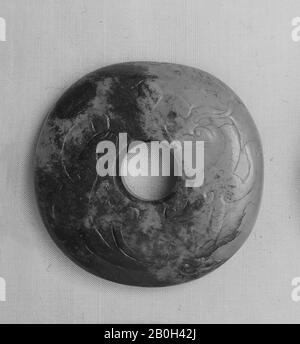 Disk: Emblem of Heaven China. Disk: Emblem of Heaven. China. Jade. Han ...