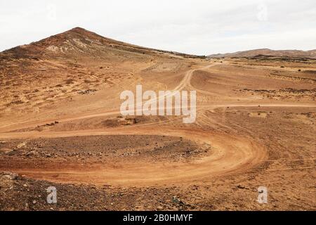 Morocco, sorrounding of Taouz, landscape Stock Photo