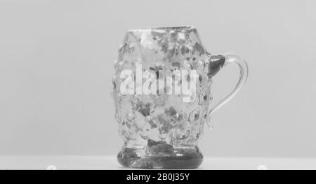 Miniature mug, German, early 19th century, German, Glass, Height: 1 5/8 in. (4.1 cm), Glass Stock Photo