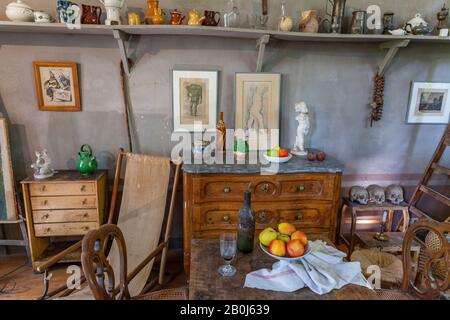 Interior of Cézanne's studio in Aix-en-Provence Stock Photo