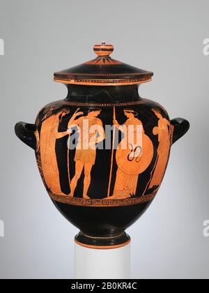 Terracotta Stamnos (jar) With Lid. Attributed To The Villa Giulia ...