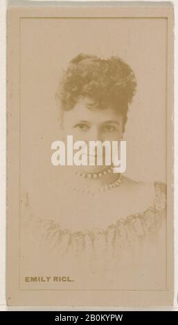 Emily Rigl, from the Actresses series (N245) issued by Kinney Brothers ...