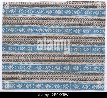 Sheet with five borders with blue and black abstract patterns 1926 by ...