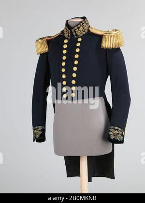 C. Webb, Military jacket, British, C. Webb (British), ca. 1862, British, wool, silk, leather, metal Stock Photo