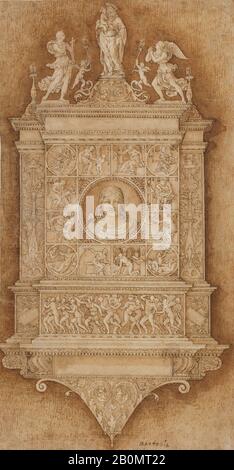 Design for a Funeral Monument early 16th century Italian, Lombardy This ...