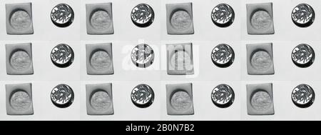 Stamp seal, Sasanian, Sasanian, Date ca. 3rd–7th century A.D., Iran, Sasanian, Jasper, 0.39 in. (0.99 cm), Stone-Stamp Seals Stock Photo