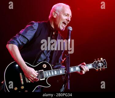 Peter Frampton brings his Frampton Comes Alive! 35 Tour to a sold out Seminole Hard Rock Live Arena in Hollywood, Florida. Stock Photo