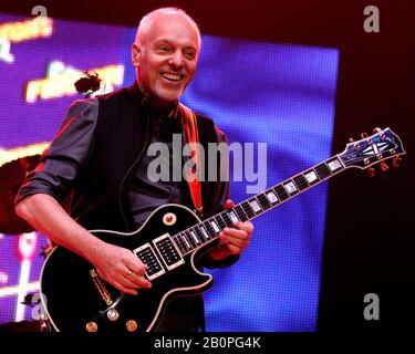 Peter Frampton brings his Frampton Comes Alive! 35 Tour to a sold out Seminole Hard Rock Live Arena in Hollywood, Florida. Stock Photo