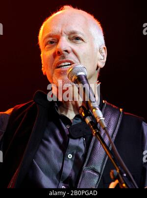 Peter Frampton brings his Frampton Comes Alive! 35 Tour to a sold out Seminole Hard Rock Live Arena in Hollywood, Florida. Stock Photo