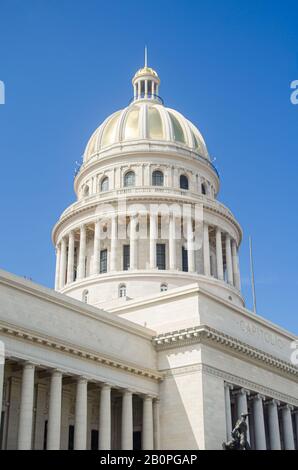 The National Capitol Building in the Old Havana Stock Photo