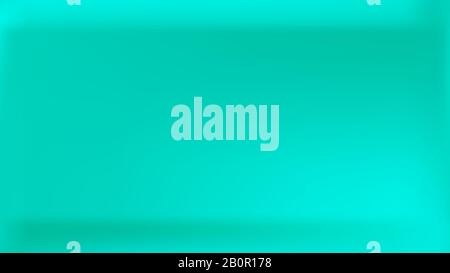 Aquamarine colored abstract gradient mesh Background. Pristine trendy fantasy.  Magic style unused. Professional texture. Easy to edit clean color vec Stock Vector