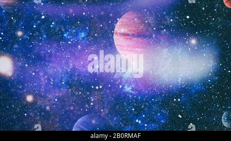 furnished multicolor starry nebula outer universe elements rainbow bright colorful abstract sky colors space night nasa