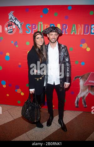 Mark UTH, with Franziska Carnival session of 1.FC Cologne (K) on February 18th, 2020 in Koeln, Â | usage worldwide Stock Photo