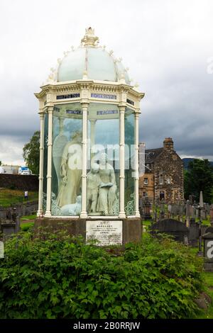 The Martyrs Monument in the Old Town Cemetery in Stirling, Scotland UK Stock Photo