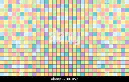 Pixel background. Tiles texture. Seamless vector. Stock Vector