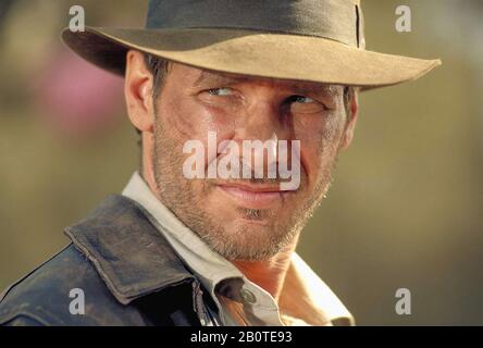 INDIANA JONES AND THE TEMPLE OF DOOM 1984 Lucasfilm Ltd production with Harrison Ford Stock Photo
