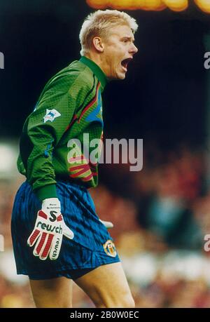 Peter Schmeichel Danish professional goalkeeper in Machester United and Danish National team in football Stock Photo