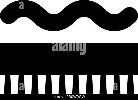 Abrasion resistant for broom brushing Designation on the wallpaper symbol  icon black color vector illustration flat style image 5155315 Vector Art at  Vecteezy
