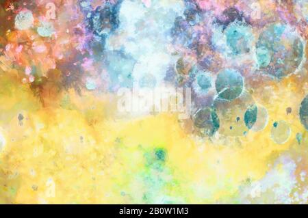 Grunge abstract background , Colorful handmade art. Dense background . Backdrop layer. Ink abstraction. Stock Photo