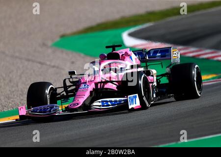 Barcelona, Spain. 21st Feb, 2020.  #11 Sergio Perez, Racing Point F1 Team, Mercedes. Formula 1 World championship 2020, Winter testing days #1 2020 Barcelona, 19-21 February 2020. Photo Federico Basile/Insidefoto Credit: insidefoto srl/Alamy Live News Stock Photo