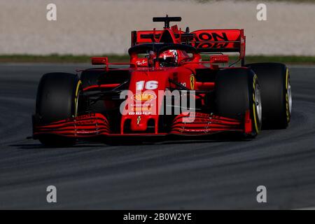 #16 Charles Leclerc, Scuderia Ferrari. Formula 1 World championship 2020, Winter testing days #1 2020 Barcelona, 19-21 February 2020.Photo Federico Ba Stock Photo