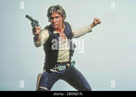 STAR WARS: RETURN OF THE JEDI 1983 20th Century Fox film with Harrison Ford Stock Photo