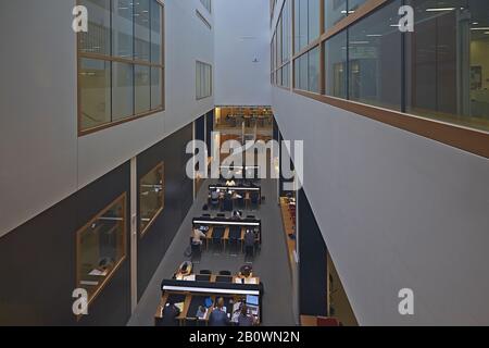 University library in Leipzig, Saxony, Germany Stock Photo