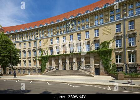 National Library in Leipzig, Saxony, Germany, Europe Stock Photo
