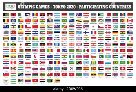 all nation flags olympic