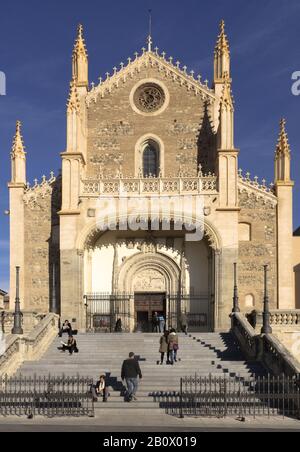 Church of San Jerónimo el Real, Madrid, Spain, Stock Photo
